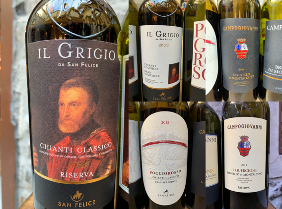 Agricola San Felice: Chianti Classico, Brunello di Montalcino et Bolgheri!