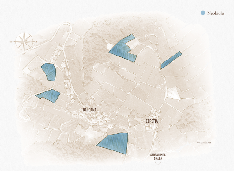 Carte vinicole Luigi Baudana