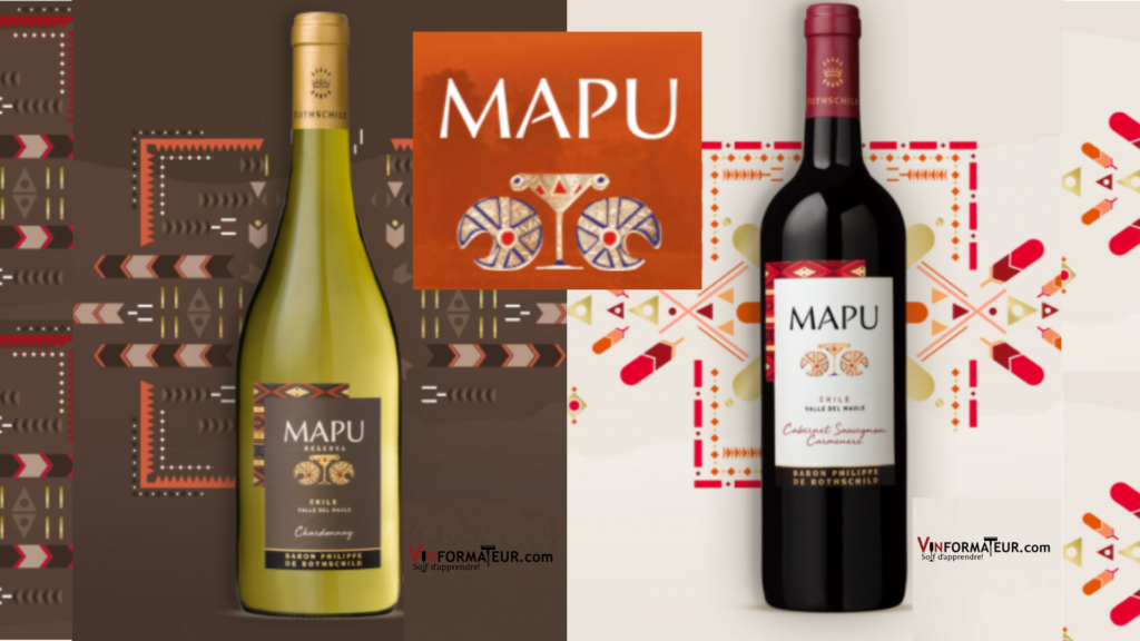 Vins Mapu du Chili Baron Philippe de Rothschild