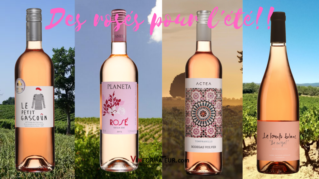 4 délicieux et rafraîchissants vins rosés pour l’été!