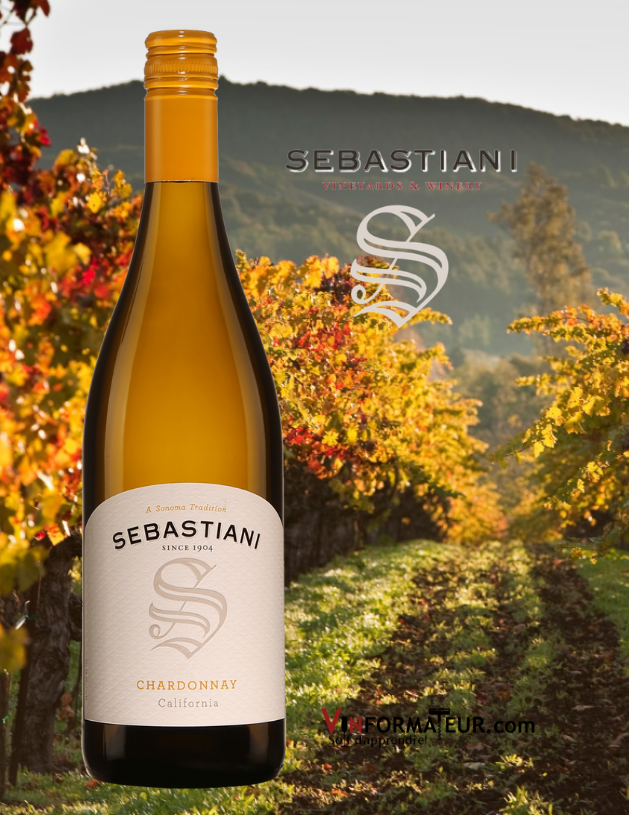 Sebastiani, Chardonnay, Californie, Sonoma County, 2018