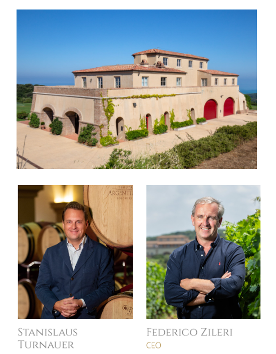 Chai Tenuta Argentiera et photos de M. Turnauer et Zileri