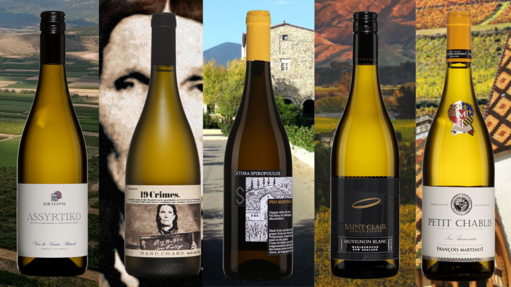 5 vins blancs qui sauront vous charmer!