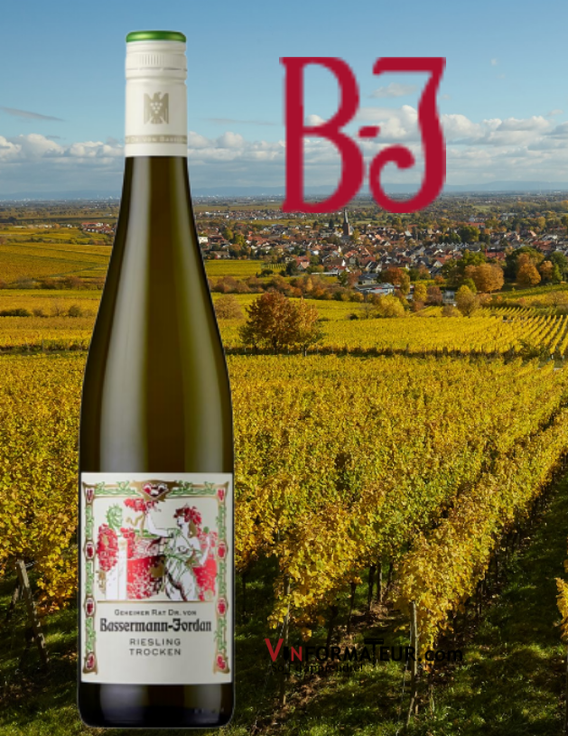 Basserman-Jordan, Riesling, Trocken, Allemagne, Pfalz, VDP Gutswein, 2019