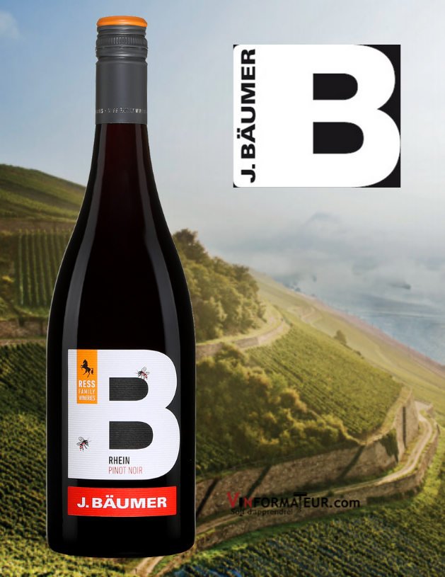 J.Bäumer, Pinot Noir, Allemagne, Rheingau, Landwein, 2020