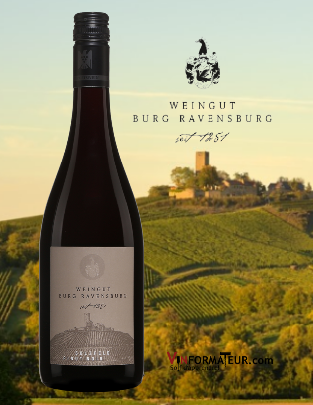 Burg Ravenburg, Pinot Noir, Sulzfeld, Allemagne, Baden, VDP Ortswein, 2017