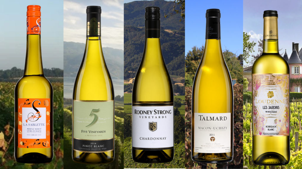 5 vins blancs