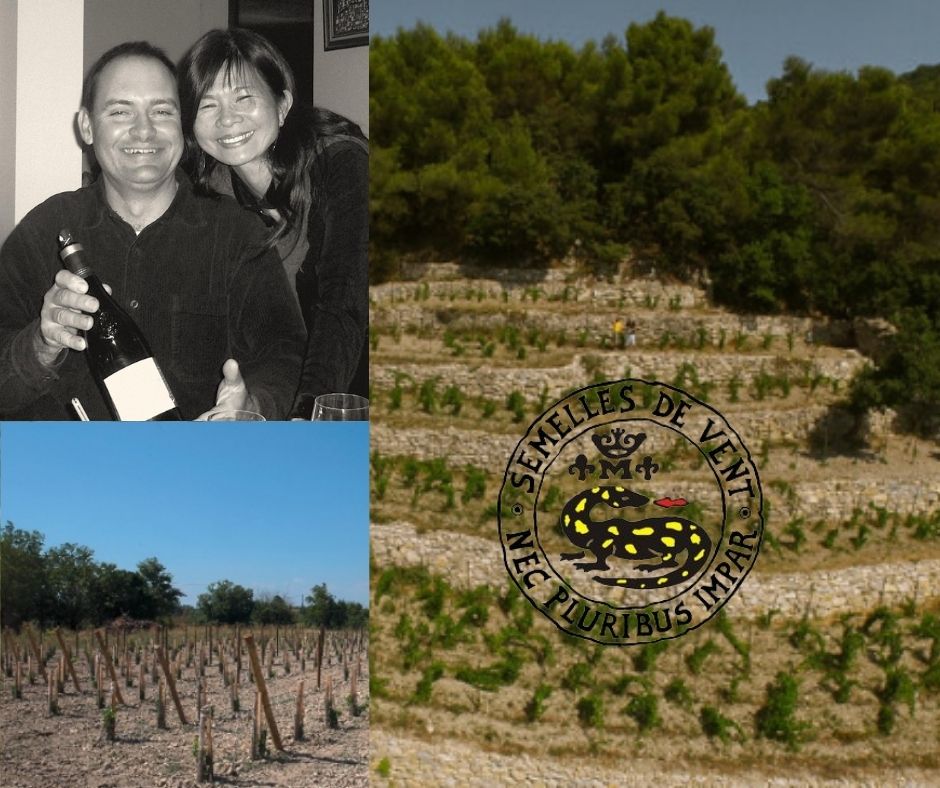 Domaine Les Semelles de Vent, Christophe et Yu Yen, vignobles