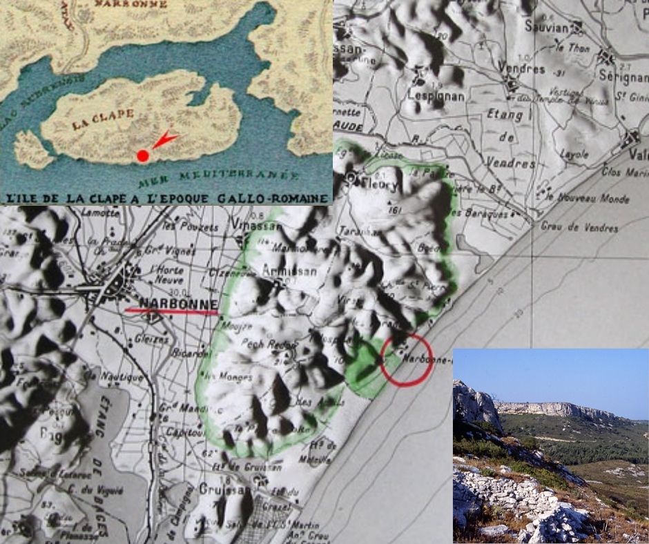 Appellation La Clape, cartes et paysages