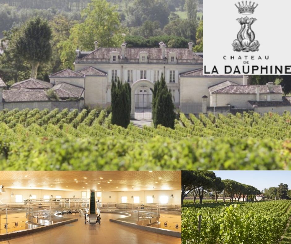 Château de la Dauphine, chai et vignoble