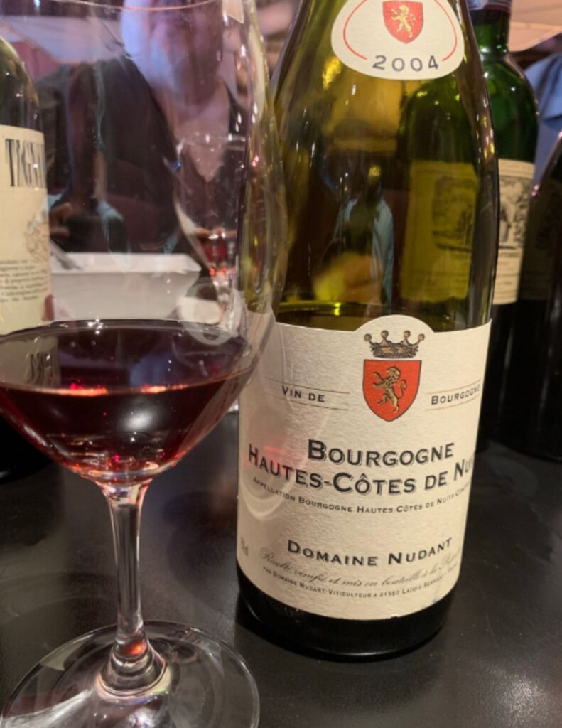 Bourgogne, Hautes-Côtes de Nuit, Domaine Nudant, 2004