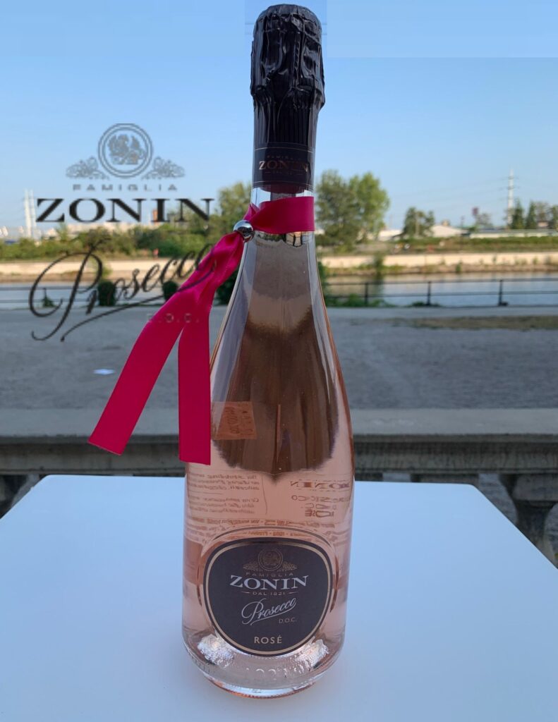 Bouteille de Zonin, Prosecco DOC rosé, Brut, Millesimato, Italie, Vénétie, 2020