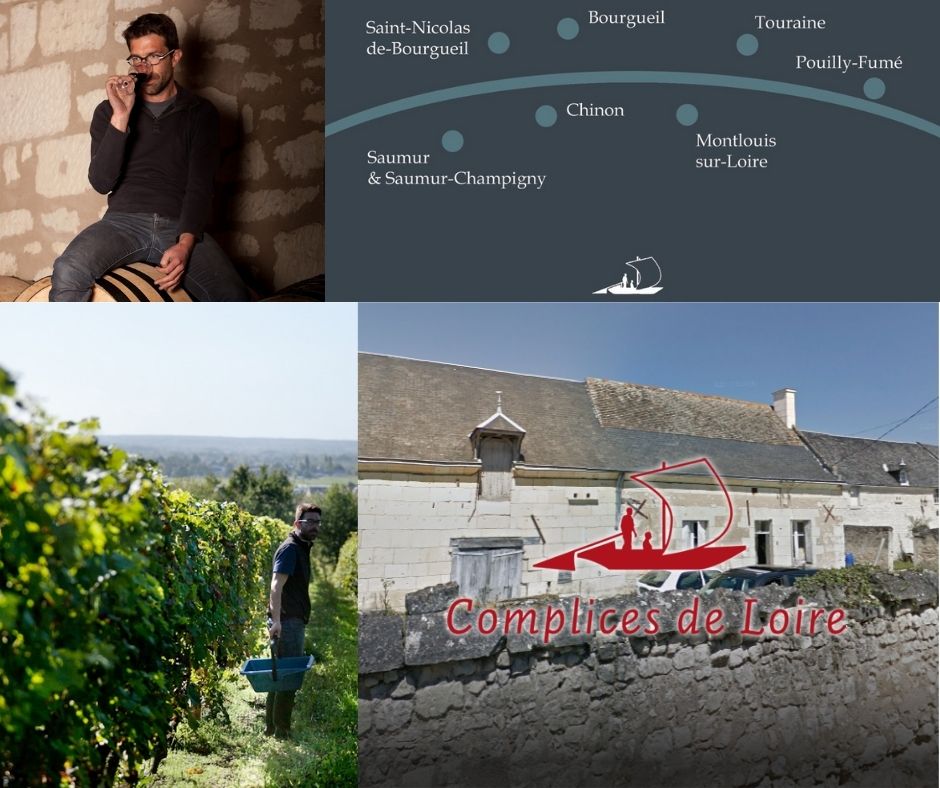Complices de Loire: François-Xavier Barc, carte viticole, vignobles et chai