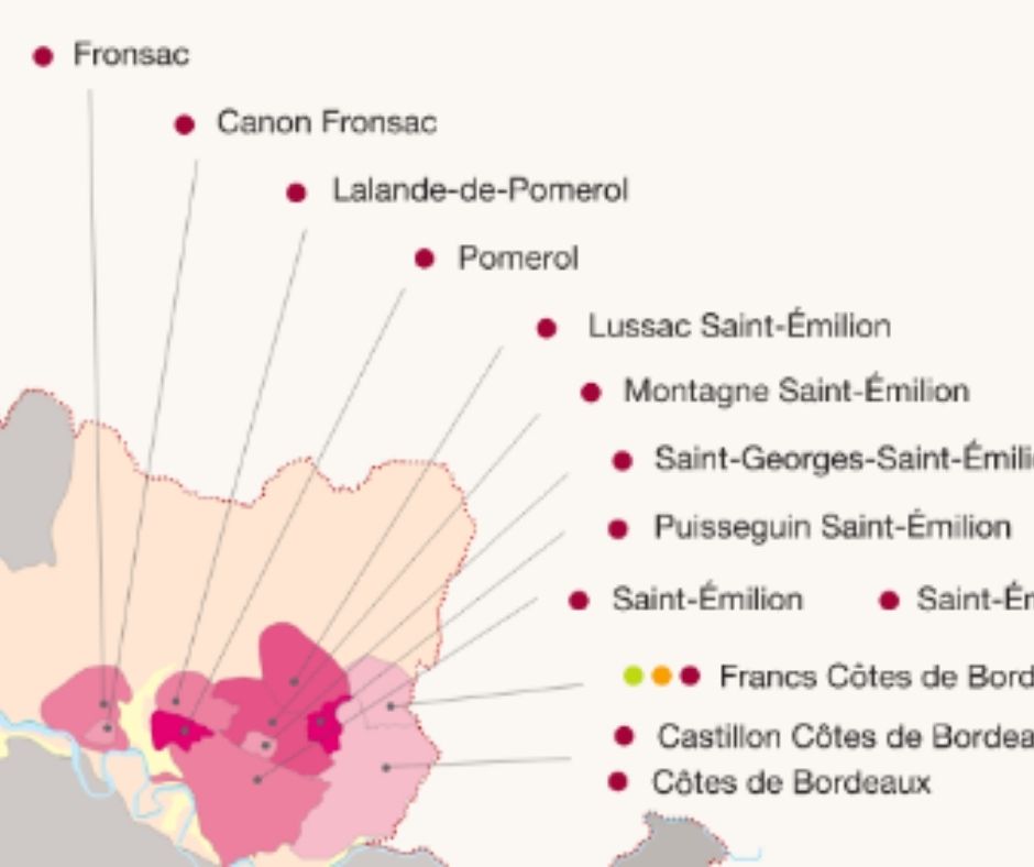 Carte viticole de Fronsac