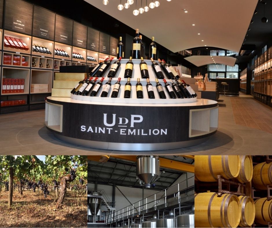 Union de producteurs de Saint-Émilion, chai, vignoble