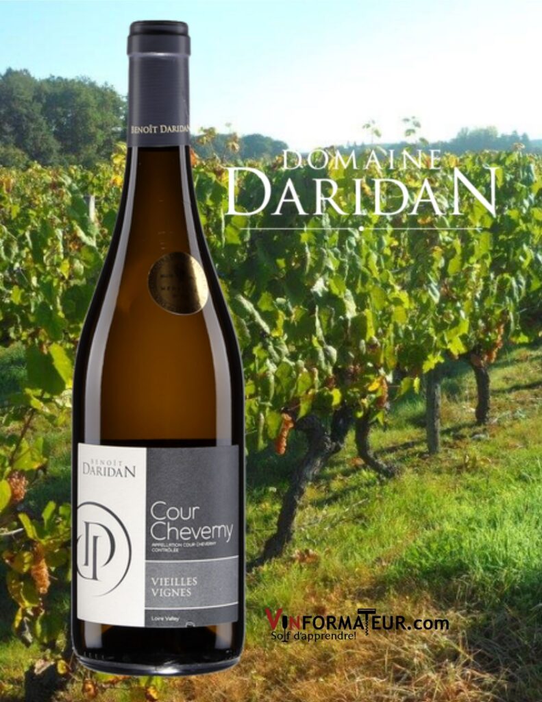 Bouteille de Cœur-Cheverny, Vieilles Vignes, France, Val de Loire, Benoît Daridan, 2018 et vignobles