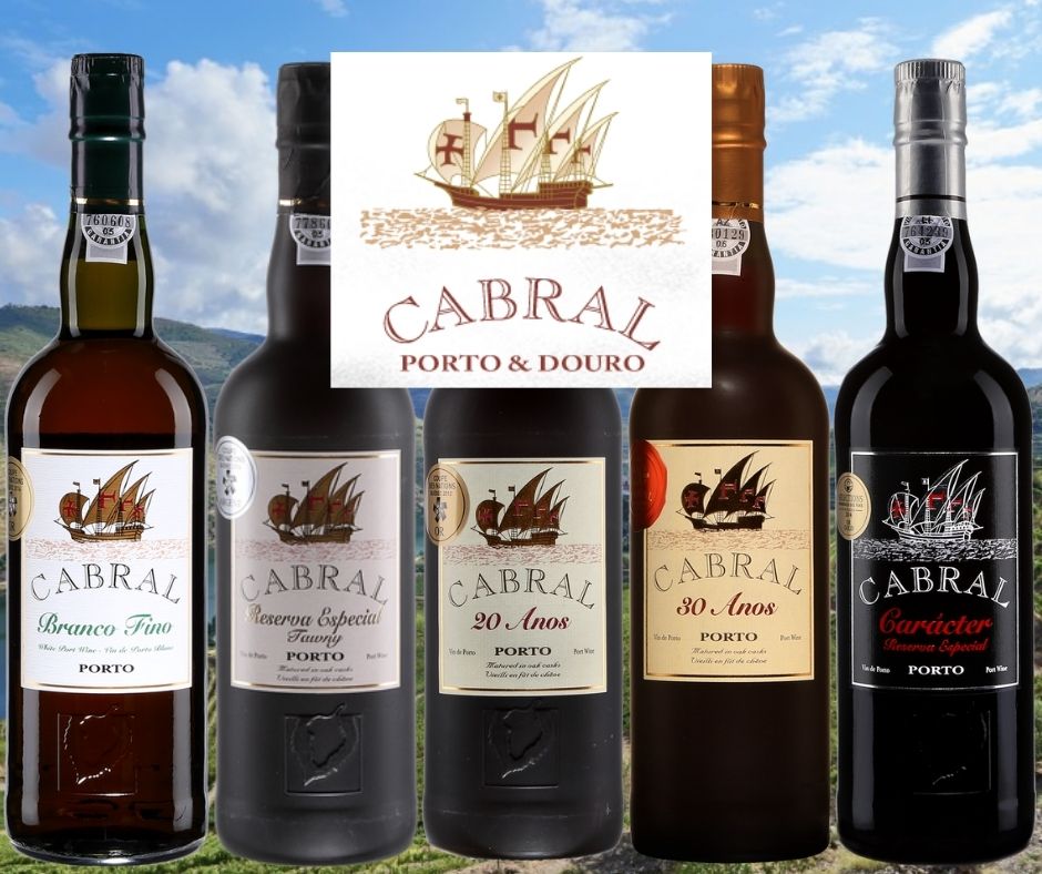 Bouteilles de Porto Cabral