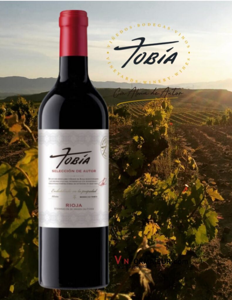 Bouteille de Tobia, Seleccion de Autor, Espagne, Rioja, 2017