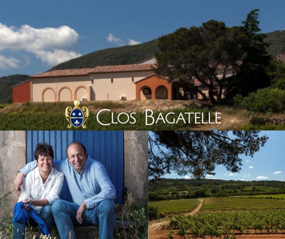 Clos Bagatelle: Luc et Christine, chai et vignobles