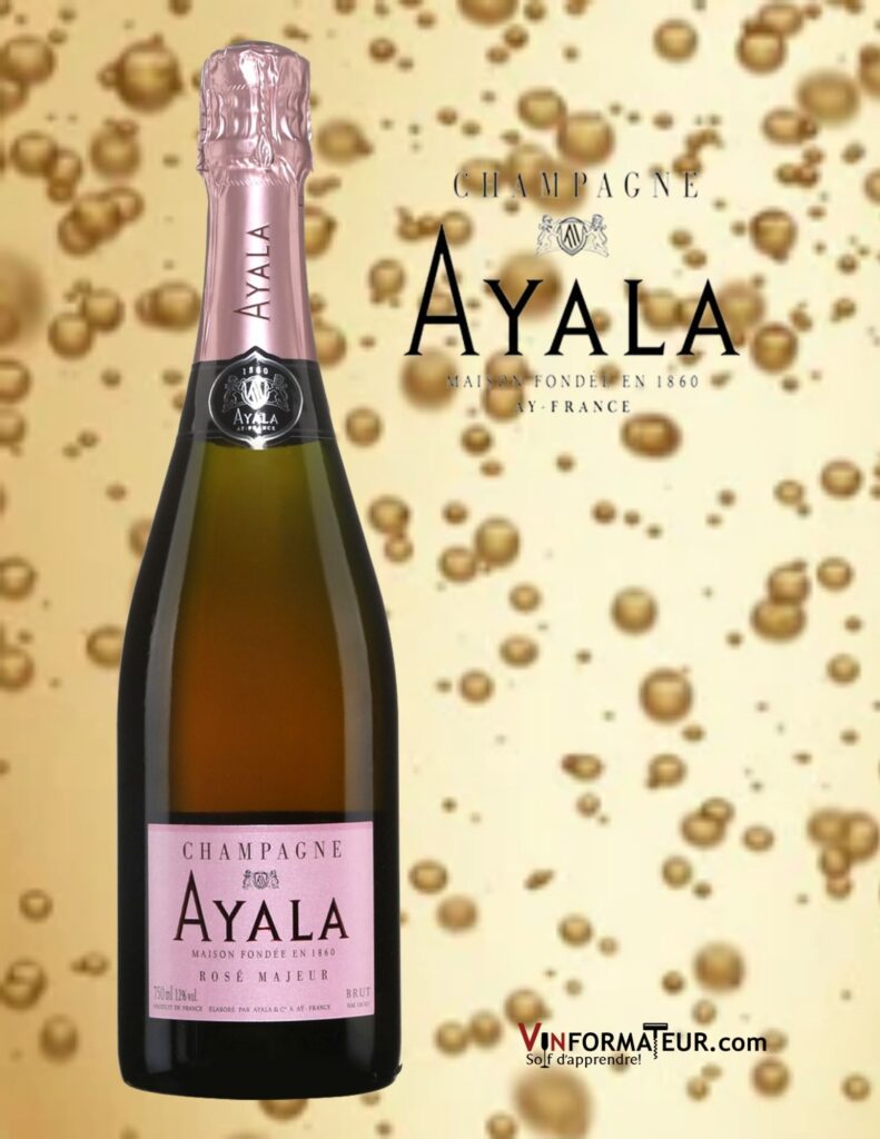 Bouteille de Champagne Ayala, Rosé Majeur, Brut, Montagne de Reims, non millésimé