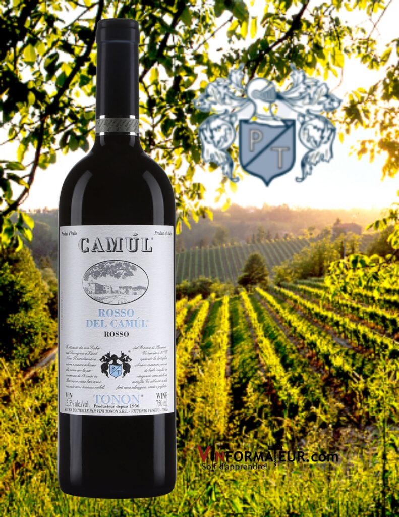 Bouteille de Camul, Rosso del Camul, Rosso, Italie, Vénétie, 2015