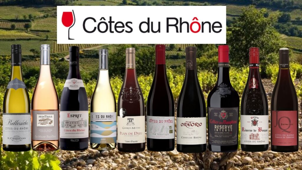 Un peu de soleil des vins de Côtes du Rhône!
