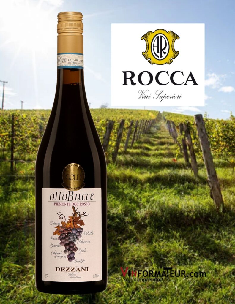 BOuteille de OttoBucce, Dezzani, Italie, Piemonte DOC Rosso, 2019