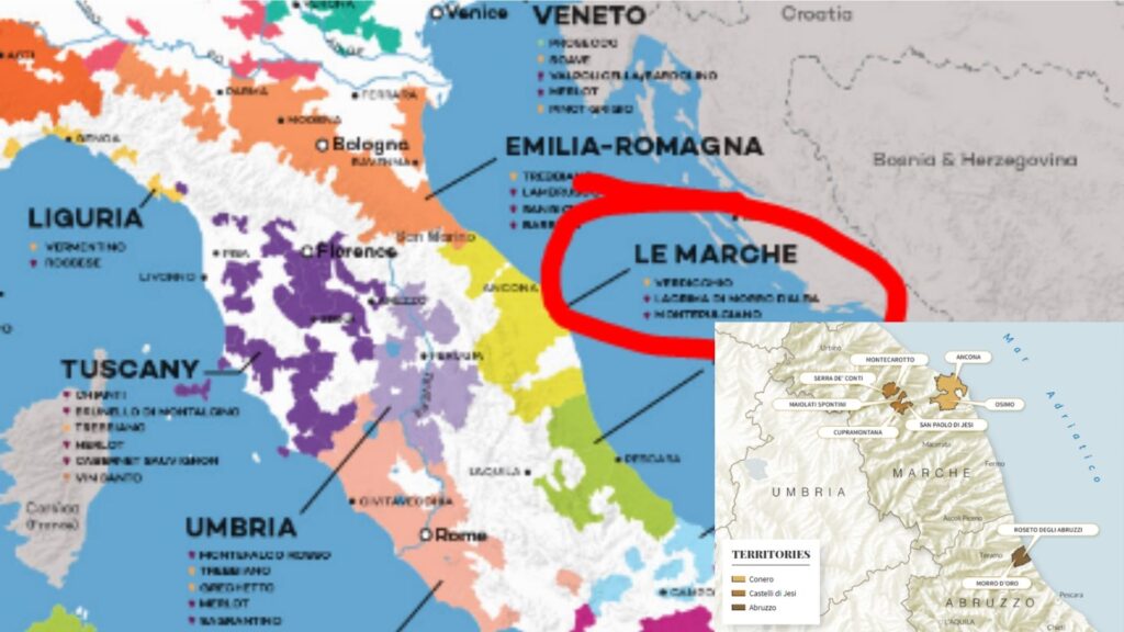 Carte viticole Les Marches