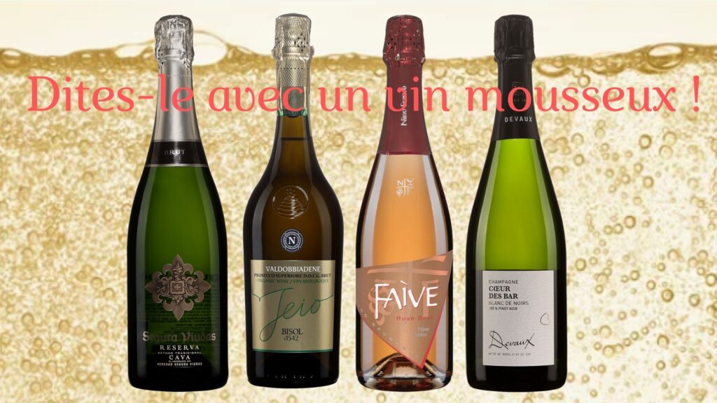 Quatre délicieux vins mousseux pour la Saint-Valentin!