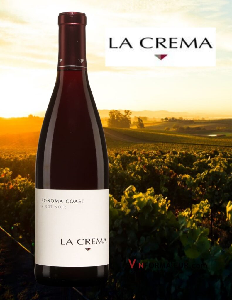 Bouteille de La Crema, Californie, Sonoma Coast, Pinot Noir, 2019