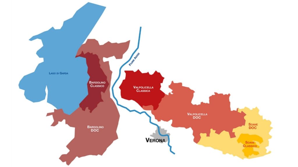 Carte viticole Valpolicella