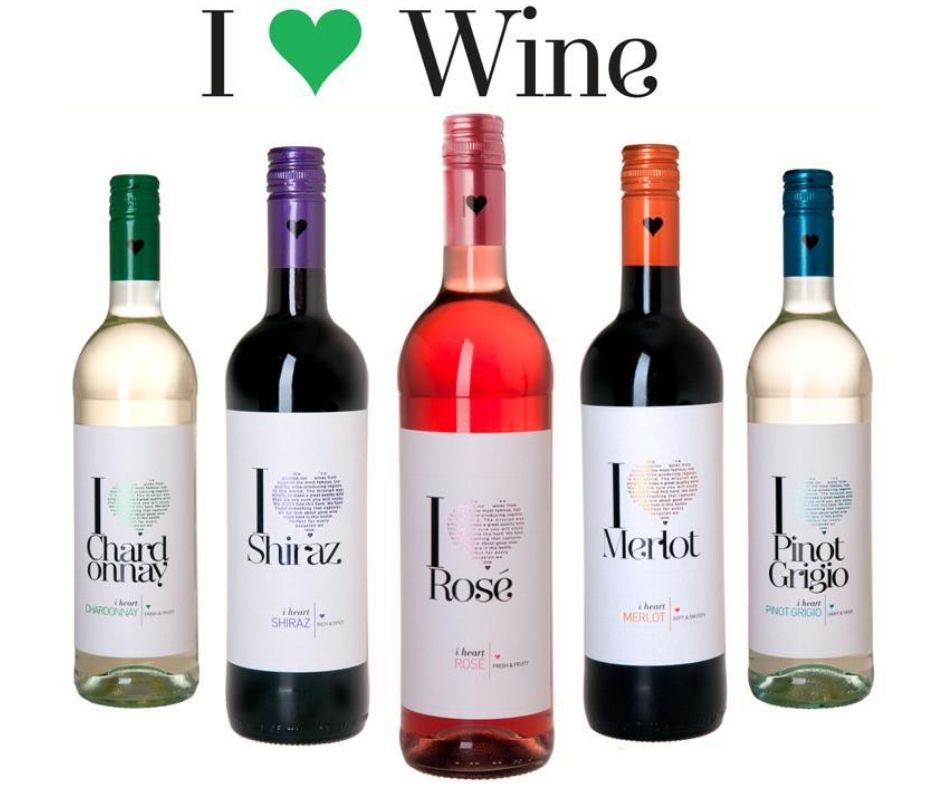 Bouteilles de Vins I Heart