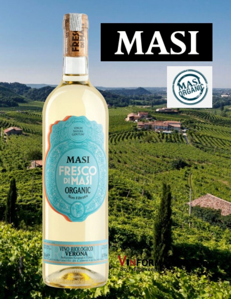 Bouteille de Fresco di Masi, blanc, bio et vegan, Masi, Italie, Provincia di Verona, 2021