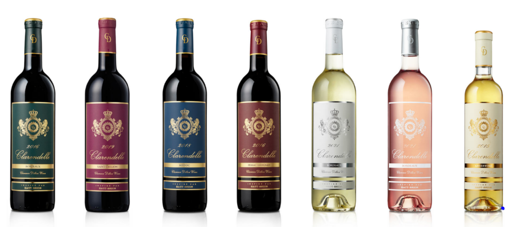 Bouteilles de Portfolio des vins de marque Clarendelle, Inspiré Haut Brion