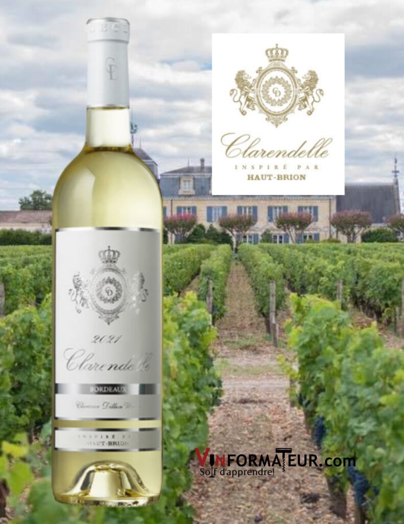 Bouteille de Clarendelle, Bordeaux blanc, Inspiré par Haut-Brion, 2021, (2019 disponible SAQ)