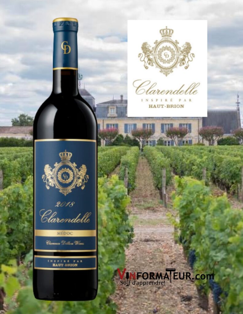 Bouteille de Clarendelle, Médoc rouge, Inspiré par Haut-Brion, 2018