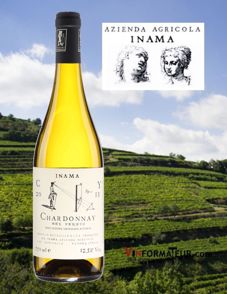 Bouteille de Inama, Chardonnay, Italie, Vénétie, 2020