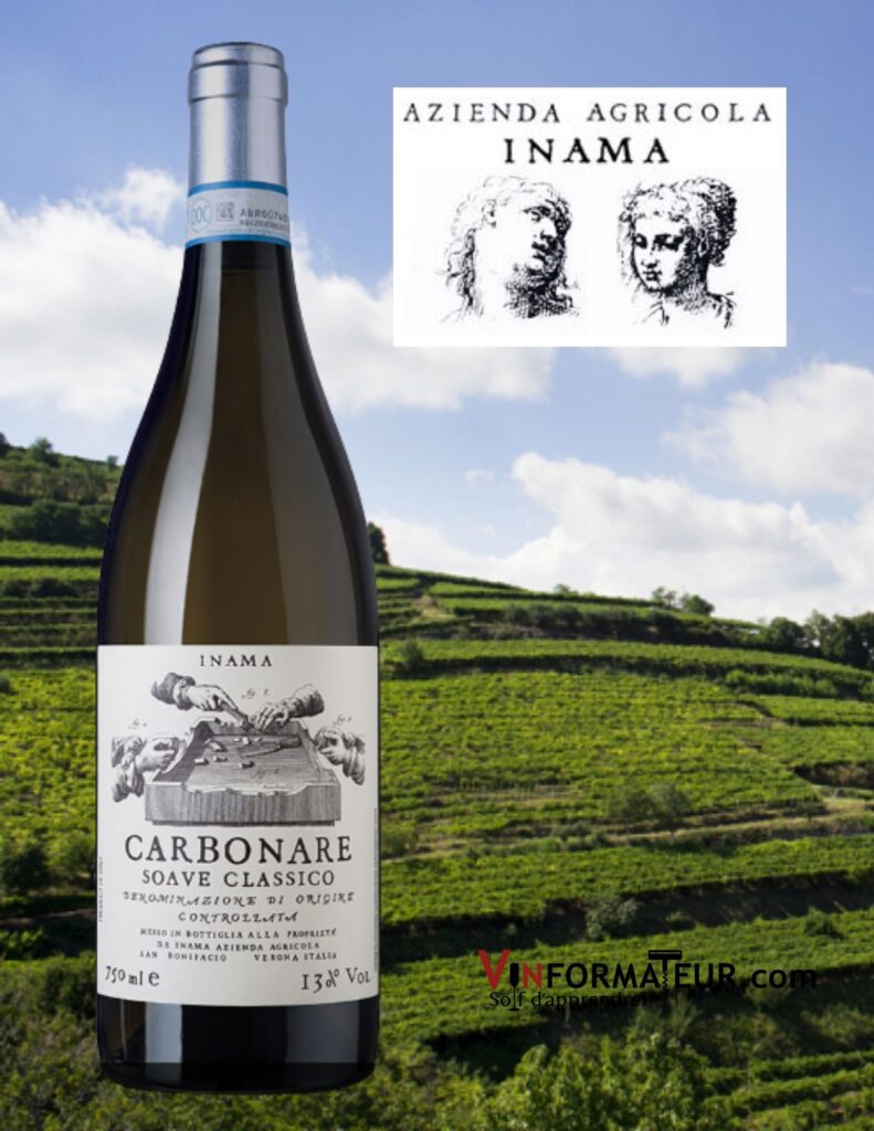 Bouteille de Inama, Carbonare, Soave Classico, Italie, Vénétie, 2020