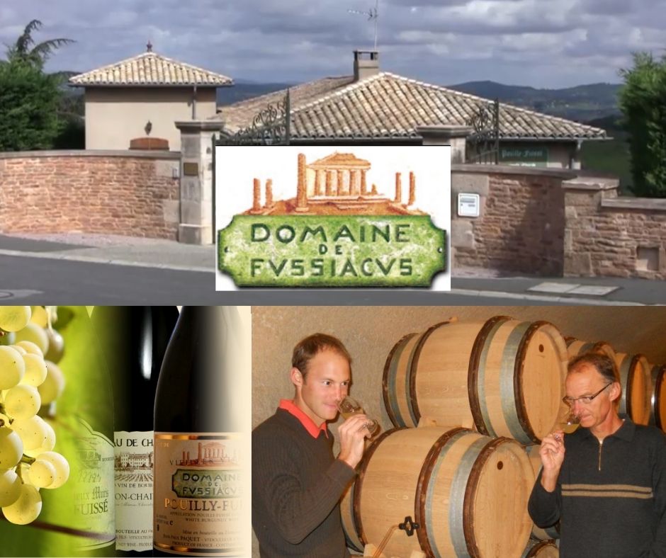 Domaine de Fussiacus: Yannick et Jean-Paul Paquet, chai, vins