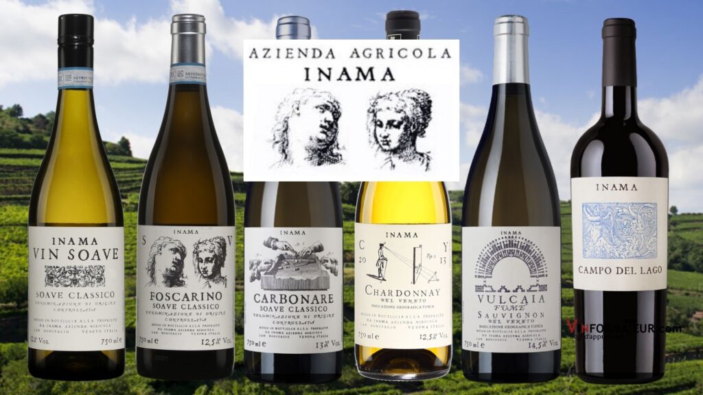 Découvrez les vins d'Azienda AGricola Inama Vin Soave Classico, Foscarino, Carbonare, Chardonnay, Vulcaia Fumé et Merlot Colli Berici.