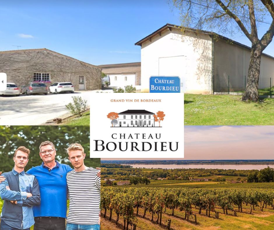 Château Bourdieu: famille Schweitzer, chai et vignobles