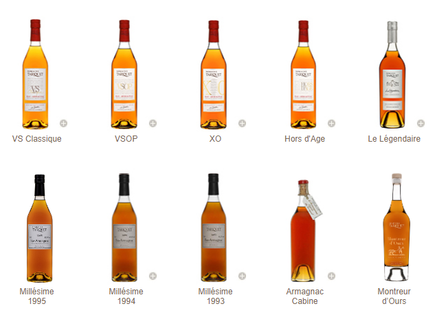Bas-Armagnacs Domaine Tariquet