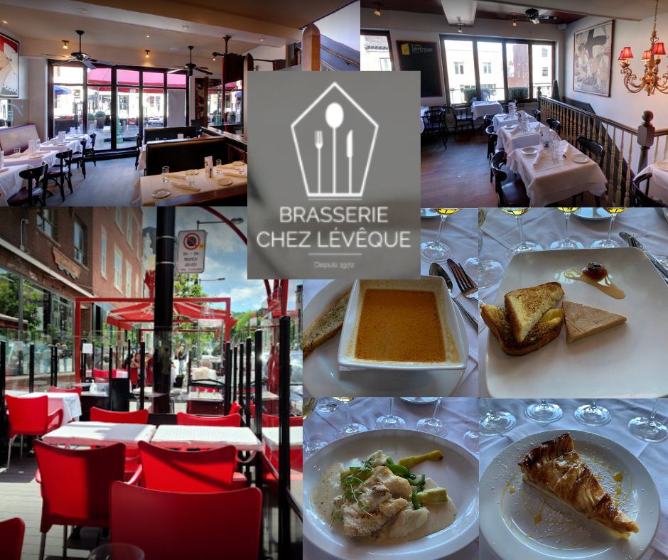 Brasserie chez Lévêque: salles et menu de la dégustation