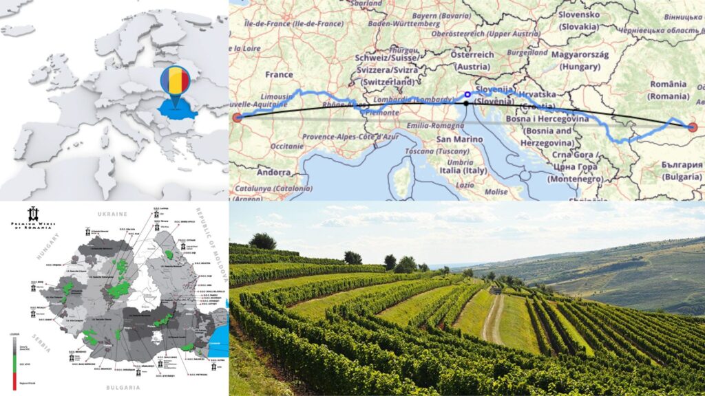 Cartes viticoles Roumanie
