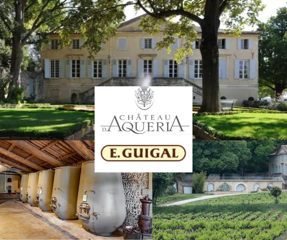 Château d'Acquéria - E. Guigal: château, chai et vignobles