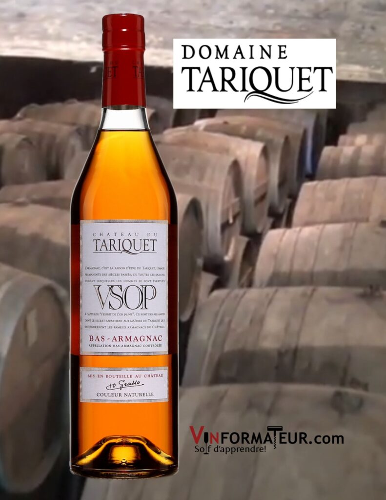 Bouteille de Domaine Tariquet, France, Bas-Armagnac, VSOP