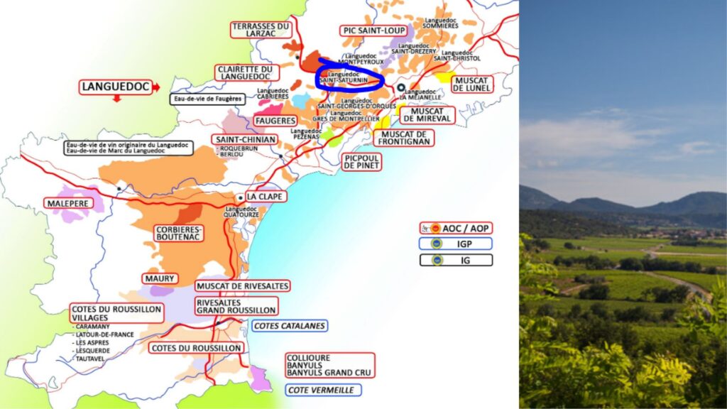 Carte Languedoc Roussillon