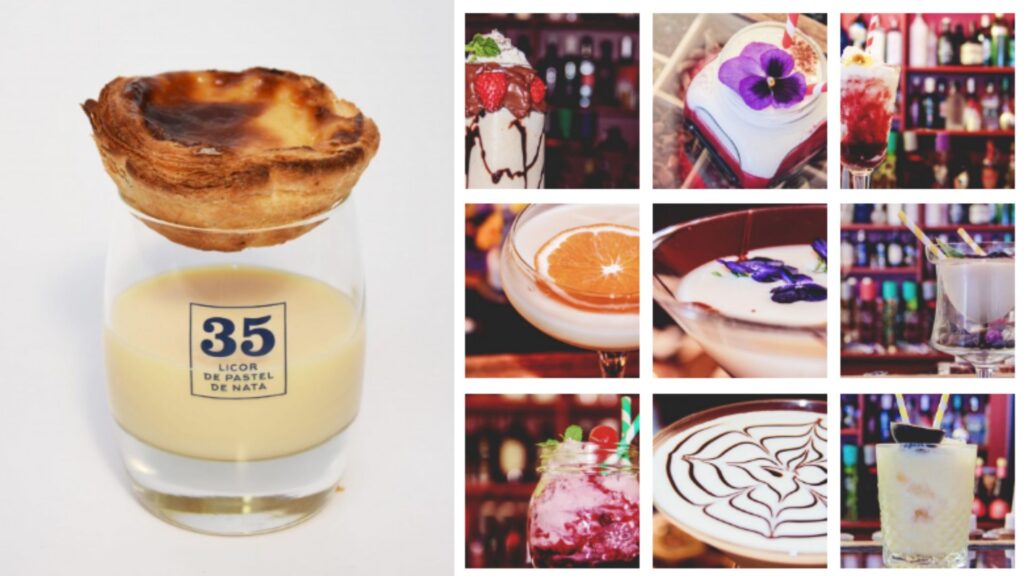 Idées de cocktail - liqueur Pastel de Nata, Licor 35