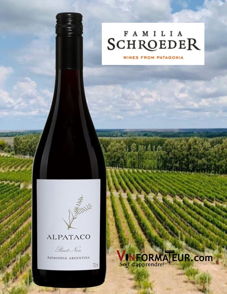 Bouteille de Alpataco, Pinot Noir, Argentine, Patagonie, 2021