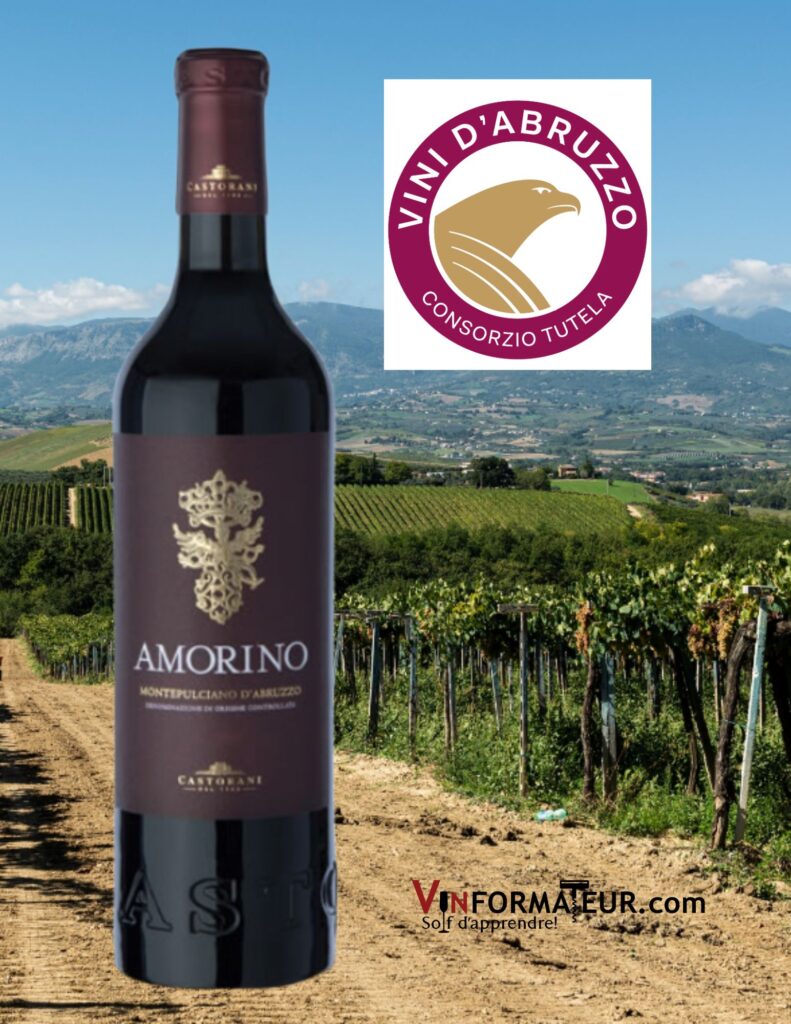 Montepulciano d’Abruzzo, Amorino, Castorani, 2016 bouteille